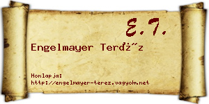 Engelmayer Teréz névjegykártya