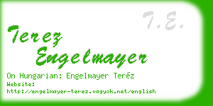 terez engelmayer business card